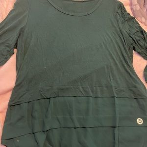Hunter green Michael kors shirt
